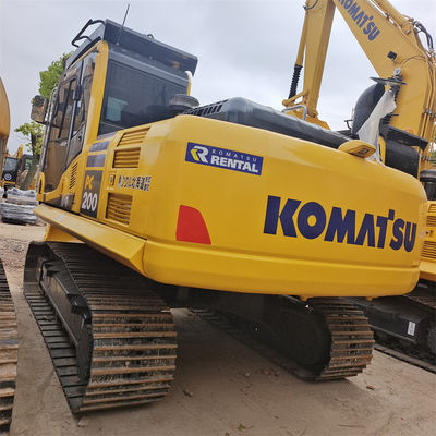 Γιαπωνέζικη μεταχειρισμένη εκσκαφέας PC200-7 PC200-8 με αρχική μηχανή και χωρητικότητα κουβάς 1cbm