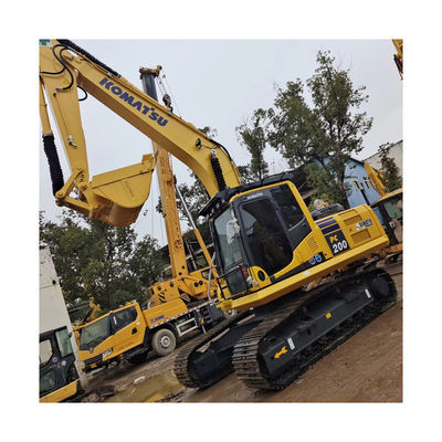 Πρωτοβάθμια KOMATSU PC200-8 Υδραυλική σιδηροδρομική ανασκαφή για κατασκευαστικά έργα