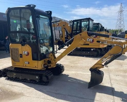 CAT 302cr Υδραυλική σκάφτρα με κινητήρα C1.1 και χωρητικότητα κουβάς 0,044cbm