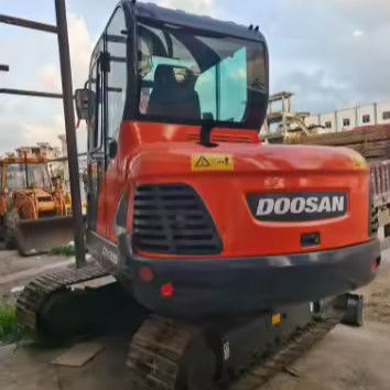 Χρησιμοποιούμενος εξορυκτής Doosan Dx55 Mini 5 τόνων 5,5 τόνων εξορυκτής Doosan 2019 1200 ώρες εργασίας