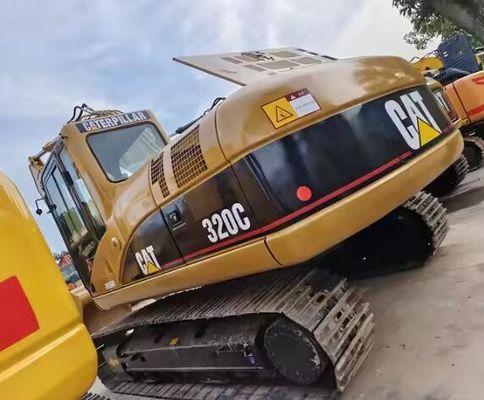 Γιαπωνέζικη μεταχειρισμένη εκσκαφέας γάτας 320C αρχική υδραυλική αντλία και κινητήρα 3066