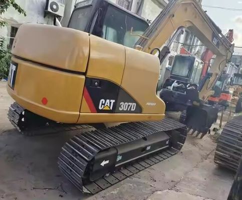 Μικρό μέγεθος Χρησιμοποιούμενο Cat 307D Crawler Excavator Caterpillar 307 Model Video Support Cat307D