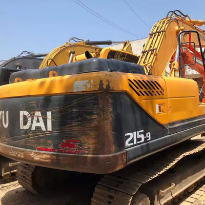 Υγιουντάι 215 220lc Excavator με πρωτότυπη υδραυλική βαλβίδα και 21500KGS λειτουργικό βάρος