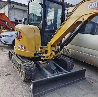 Χρησιμοποιούμενη εξορυκτική μηχανή Caterpillar Cat 303cr 303.5 Mini 3Ton 2020 Ευέλικτη ελιγμότητα