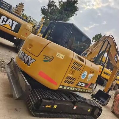 Δεύτερο χέρι Sany SY95C 9.5 τόνων Crawler Digger Excavator με ORIGINAL υδραυλική αντλία