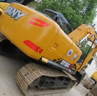 2022 δεύτερο χέρι SANY SY155H Excavator με ISUZU BB-4BG1TRP κινητήρα Υπερ κατάσταση