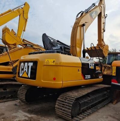 Ανοικτός 323D2L CAT Excavator με αρχική υδραυλική βαλβίδα και 1200 ώρες εργασίας