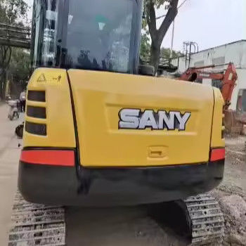 Χρησιμοποιούμενο SanySY60C Υδραυλικό Excavator Crawler Δεύτερο χέρι Excavator 5780 KG βάρος μηχανής