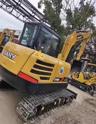 2022 έτος Sany SY60C Υδραυλική ανασκαφή Excavator δεύτερο χέρι Digger κινητήρα 4JG1 Καλό