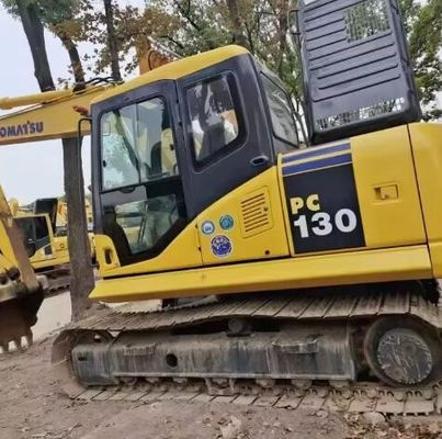 Ιαπωνία Μίνι Εκσκαφέας Komatsu PC130-7Χρησιμοποιείται Komatsu Track Digger PC130 4D95LE-3 Μηχανή