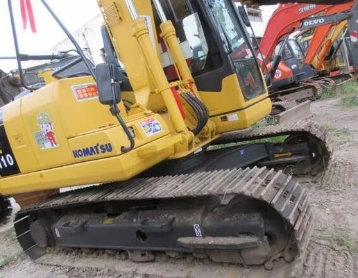 Δεύτερο χέρι Komatsu PC110 Crawler Excavator με 0.48CBM χωρητικότητα κουβάς σε προσιτή τιμή