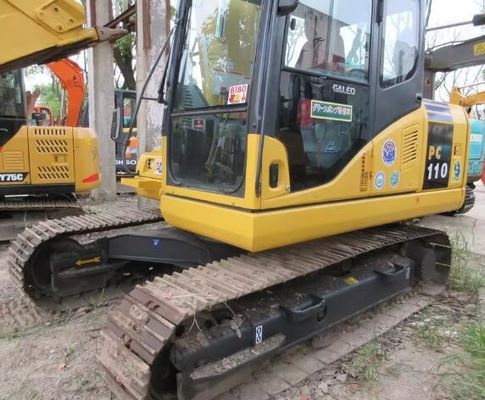 Αρχική υδραυλική βαλβίδα μεταχειρισμένη KOMATSU PC110 Crawler Excavator 65KW σε προσιτή τιμή