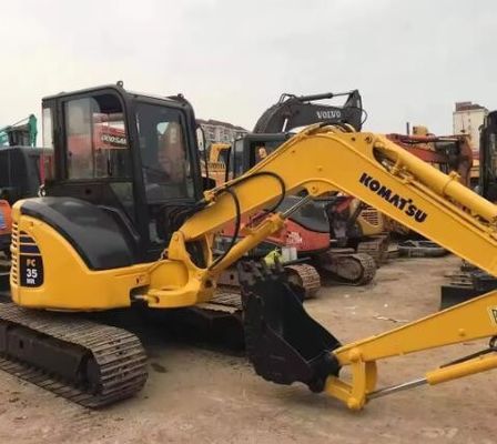 3500 KG βάρος μηχανής χρησιμοποιημένος Komatsu PC35MR PC40 PC55 PC56 Mini Excavators από την Ιαπωνία