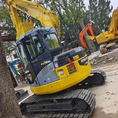 Χρησιμοποιούμενος εξορυκτής PC78US Komatsu με κινητήρα Komatsu S4D95LE-3 σε καλή κατάσταση