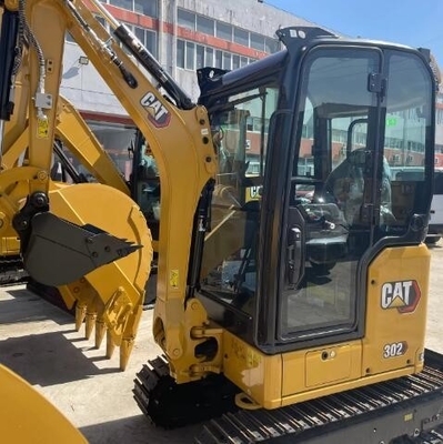 CAT 302cr Εκσκαφέας 2 τόνων CAT Υδραυλικός Γυρνακτικός Μεταξοσφαιριστής Μίνι Εκσκαφέας με κινητήρα C1.1