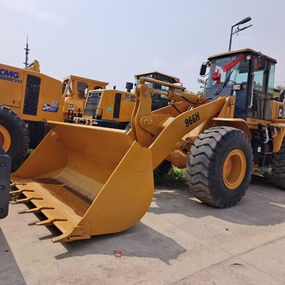 Cat 966h φορτιστή τροχών χρησιμοποιημένη Caterpillar 966 6ton φορτιστή στη Σαγκάη ΗΠΑ Κατασκευασμένο 99%