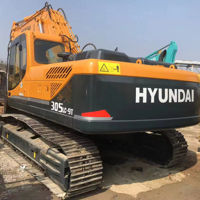 Χρησιμοποιούμενη υγιούντα R305LC-9S Crawler Excavator Νότια Κορέα 198KW υψηλή λειτουργική απόδοση