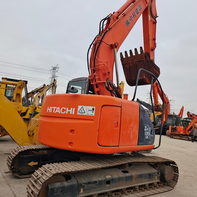 Χρησιμοποιούμενο βαρύ εξοπλισμό Hitachi ZX135 εκσκαφέας με αρχική μπογιά και υδραυλική βαλβίδα
