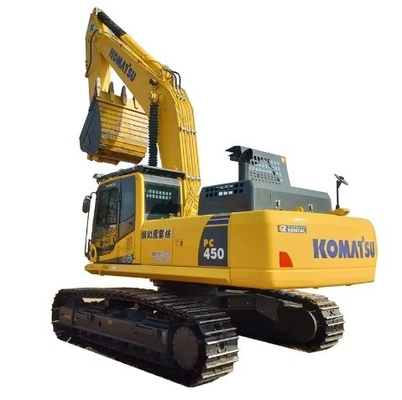 Αρχικός κινητήρας Komatsu PC450 Χρησιμοποιούμενος εξορυκτής και 2.1 χωρητικότητα κουβά 230 ώρες εργασίας