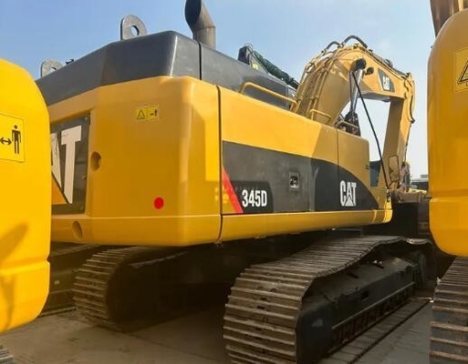 CAT 345 Εκσκαφέας Caterpillar Χρησιμοποιούμενος 45 τόνων Μεγάλος υδραυλικός αναρριχητικός σκάφτης με κινητήρα C13