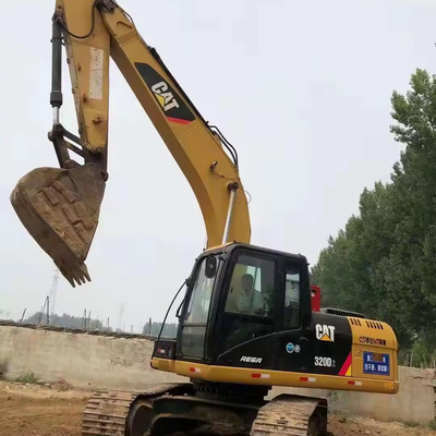 Χρησιμοποιημένη εκσκαφέας Cat 320D 20 τόνων Μηχανήματα κατασκευής με βάρος μηχανής 20930 KG