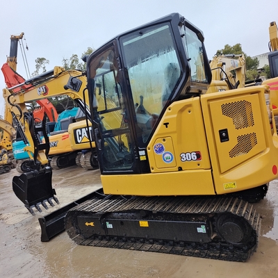 Μικρές ώρες εργασίας 1200 Χρησιμοποιούμενη Caterpillar CAT 306E Μίνι Εκσκαφέας 6 τόνων