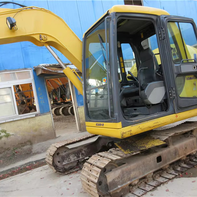 Ιδιαιτερότητα εξοικονόμησης πετρελαίου KOMATSU PC70-8 Εκσκαφέας δεύτερου χειριστή με αρχική υδραυλική αντλία